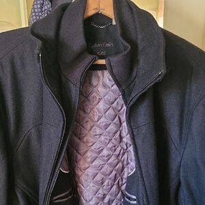 Calvin Klein Men's Black Bomber Jacket